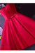 Satin Sweetheart A Line Cocktail Dresses With Sash Short/Mini