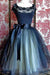 Tulle Scoop With Sash Homecoming Dresses A Line Short/Mini