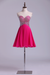 Beaded Sweetheart Short Line/Princess Homecoming Dresses Chiffon