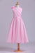 V Neck Flower Girl Dresses A Line Knee Length Taffeta