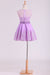 2024 Scoop Tulle Homecoming Dresses A-Line  With Applique Short/Mini