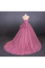 Princess Ball Gown Strapless Wedding Dresses With Lace, Quinceanera Dresses