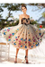 SweetHeart Neckline A Line Homecoming Dresses Colorful Butterflies Appliques Short Prom Dresses