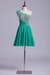 One Shoulder Ruffled&Beaded Homecoming Dresses A Line Short