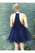 Halter Simple Mini Short Homecoming Dresses Tulle