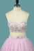 Beaded Bodice Homecoming Dresses Sweetheart A Line Short/Mini