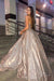 Sparkly Ball Gown Sweetheart Strapless Prom Dresses with Pockets, Dance SJS15673