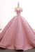 Ball Gown Off The Shoulder Satin Prom Dress With Appliques Long Quinceanera SJSPDJZ6JB1