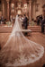 Fairy Tale Worthy One Layer Cathedral Length Lace Wedding Veil+Comb JS871