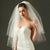 Long Chiffon Cathedral Veil for Wedding Cheap Wedding Veils V03