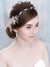 Trendy Flowers Pearl Crystal Headband Wedding HairBand Bridal Hair Accessories Headpiece