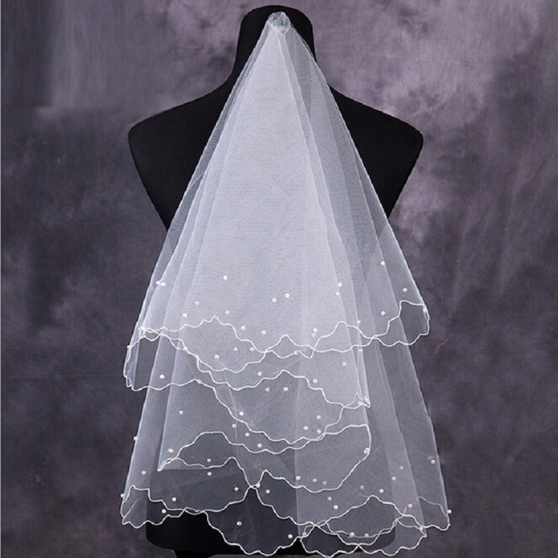 Simple and Elegent Wedding Bridal Veil Tulle