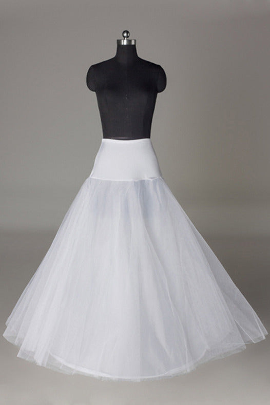 Women Tulle/Polyester Floor Length 2 Tiers Petticoats JS0013