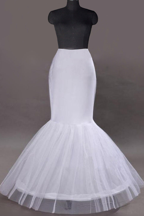 Women Nylon/Tulle Netting Floor Length 1 Tiers Petticoats JS0020