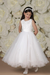 Elegant A-line Scoop Lace Tulle Long Romantic Flower Girl Dresses