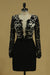 Cocktail Dresses Sheath Lace Short Sheath Long Sleeves