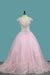 Sweetheart Ball Gown Quinceanera Dresses Applique And Beading Sweep Train