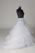 Silk Satin Wedding Petticoat Accessories White Floor Length FU03