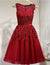 , Appliques Junior Gill Homecoming Dresses Lace Formal Dress CD13184