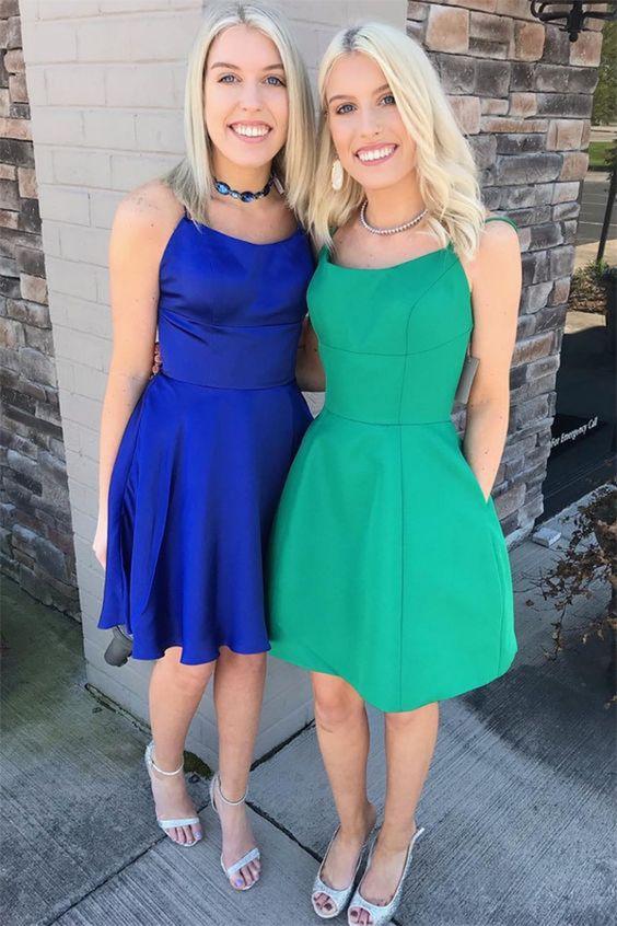 , Green , Homecoming Dresses Daphne Royal Blue Cheap CD2786