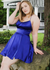 , Plus Size For Teen, Cheap Hoco Dress Luciana Homecoming Dresses Royal Blue CD2934