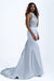 Charming Mermaid Halter Silver Sequins Prom Dresses with Appliques, Party SJS15629