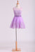 2024 Scoop Tulle Homecoming Dresses A-Line  With Applique Short/Mini