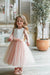 Cute A-line Scoop Tulle Long Stunning Cheap Flower Girl Dresses