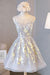 A line Short Homecoming Dress Graduation Dresses JS121