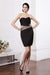 Cocktail Homecoming Dresses Chiffon Savanna Sheath/Column Sweetheart Sleeveless Beading Pleats Short Damask Dresses