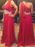 A-Line/Princess One-Shoulder Sleeveless Floor-Length Chiffon Bridesmaid Dresses HEP0005667