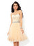 A-Line/Princess Sweetheart Beading Sleeveless Short Dresses Satin Cocktail Homecoming Dresses Kit