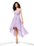 A-Line/Princess Sweetheart Hand-Made Flower Sleeveless High Abagail Cocktail Homecoming Dresses Chiffon Low Dresses