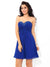 Homecoming Dresses Cocktail Chiffon Karissa A-Line/Princess Sweetheart Sleeveless Pleats Short Dresses