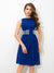 A-Line/Princess High Neck Barbara Cocktail Chiffon Homecoming Dresses Beading Sleeveless Short Dresses