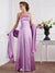 A-Line/Princess Spaghetti Straps Sleeveless Beading Long Elastic Woven Satin Mother of the Bride Dresses HEP0005304