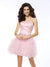 A-Line/Princess Cocktail Homecoming Dresses Kendal Sweetheart Ruffles Sleeveless Short Net Dresses