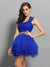 A-Line/Princess One-Shoulder Cocktail Homecoming Dresses Quinn Beading Sleeveless Short Organza Dresses