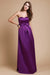 Sheath/Column Sweetheart Sleeveless Long Bowknot Satin Bridesmaid Dresses HEP0005678