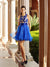 A-Line/Princess Bateau Beading Sleeveless Short Organza Cocktail Kate Homecoming Dresses Dresses