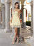 A-Line/Princess Sweetheart Beading Sleeveless Short Chiffon Homecoming Dresses Cocktail Dania Dresses