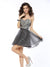 A-Line/Princess Sweetheart Ruffles Sleeveless Short Net Anabelle Homecoming Dresses Cocktail Dresses