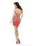 Barbara Chiffon Homecoming Dresses Cocktail Sheath/Column Sweetheart Rhinestone Sleeveless Short Dresses