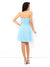 Janey Homecoming Dresses Chiffon Cocktail A-Line/Princess Sweetheart Beading Sleeveless Short Dresses