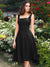 A-Line/Princess Square Sleeveless Short Chiffon Bridesmaid Dresses HEP0005689