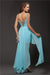 A-Line/Princess Spaghetti Straps Sleeveless Rhinestone Homecoming Dresses Cocktail Chiffon Londyn Dresses