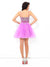 A-Line/Princess Spaghetti Straps Valerie Homecoming Dresses Cocktail Paillette Sleeveless Short Net Dresses