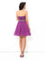 A-Line/Princess Homecoming Dresses Chiffon Kendall Cocktail Sweetheart Beading Sleeveless Short Dresses