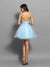 A-Line/Princess Sweetheart Beading Sleeveless Short Homecoming Dresses Cocktail Brylee Chiffon Dresses