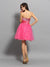 A-Line/Princess Sweetheart Ruffles Sleeveless Short Cocktail Homecoming Dresses Dakota Net Dresses